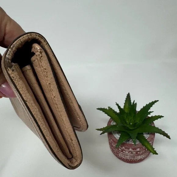 Chloe Tan Leather Long Wallet - Picture 7 of 11